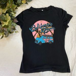 Black California Dream tee